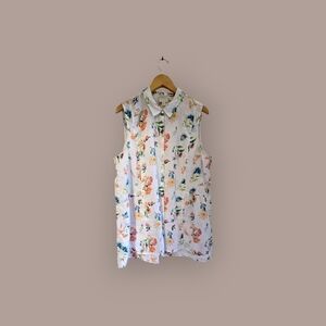 J. Jill Floral Sleeveless Tunic - Multicolor